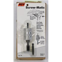 BOX OF 3 SCREW-MATIC CHUCKS INCL. BITS