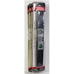 LOT OF 6 VECTOR 9"  TORPEDO LEVELS