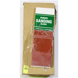 CASE OF 6 RUBBER SANDING BLOCKS