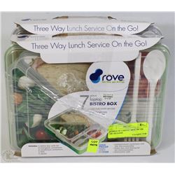 BUNDLE OF 2 BISTRO BOX 7PC ON THE GO FOOD