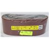 Image 1 : LOT OF 10 SANDING BELTS 4"X24"
