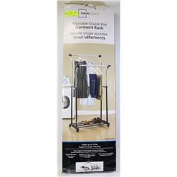 MAINSTAYS ADJUSTABLE DOUBLE ROD GARMENT RACK
