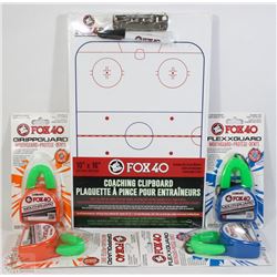 FLAT WITH TWO NEW COACHING CLIPBOARDS & 4