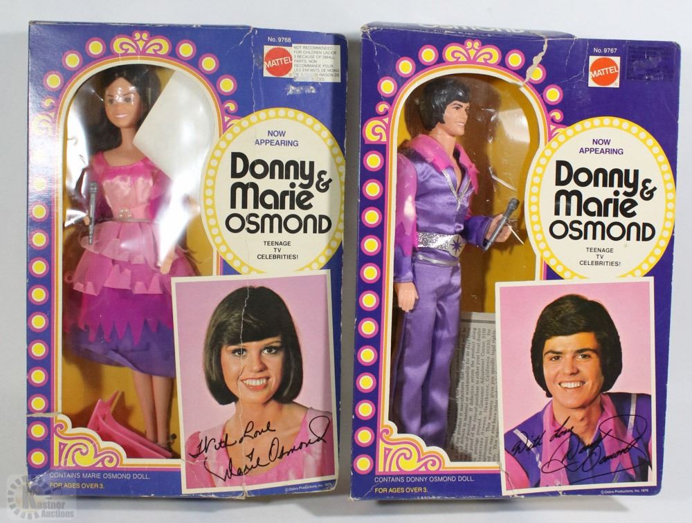 donny and marie osmond dolls