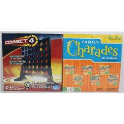 NEW 2 GAMES FAMILY CHARADES IN A BOX