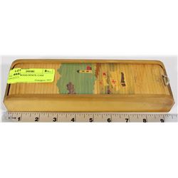 VINTAGE WOOD PENCIL CASE (JAPAN)