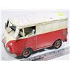Image 1 : HANDCRAFTED METAL VOLKSWAGEN BUS 12" LONG