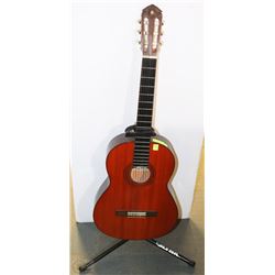 VINTAGE YAMAHA G55 GUITAR WITH ULTRA STAND