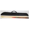 Image 1 : VINTAGE 2 PC POOL CUE AND CASE