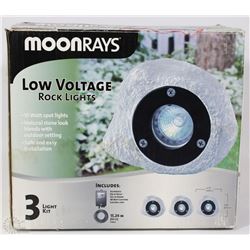 MOONRAYS 3 LIGHTS ROCK KIT