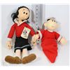 Image 1 : VINTAGE 1985 POPEYE DOLLS OLINE OYL