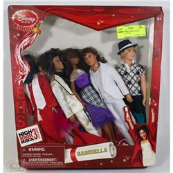 LOT OF DISNEY HIGH SCHOOL MUSICAL 3 DOLLS
