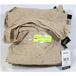 LOT OF 10 LADIES V-NECK T-SHIRTS - SIZE LARGE