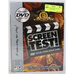 NEW SEALED SCREEN TEST DVD TRIVIA BOARD GAME