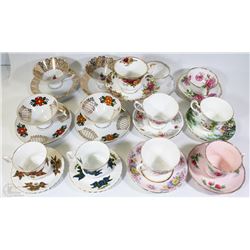 VINTAGE TEA CUPS FINE BONE CHINA