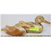 Image 1 : SET OF VINTAGE HANDCARVED WOOD DUCKS
