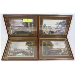 SET OF 4 ENGLAND PRINTS