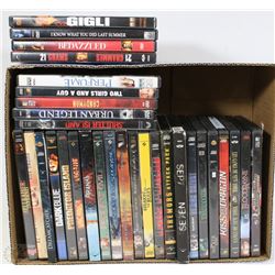 BOX OF DVD'S