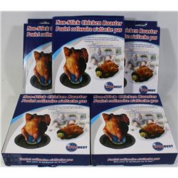 5 BOXES OF NON STICK CHICKEN ROASTERS