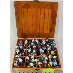 VINTAGE "RARE" ORIGINAL SMURFS SET OF 43