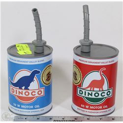 SET OF DISNEY DINOCO OIL DRINK CUPS