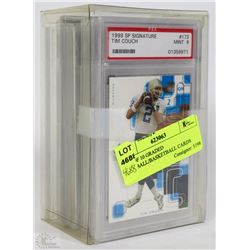 LOT OF 10 GRADED FOOTBALL/BASKETBALL CARDS