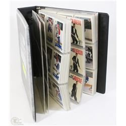 BINDER OF 6 COMPLETE HOCKEY CARD SETS