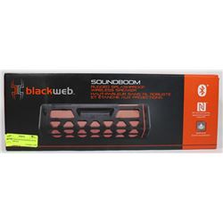 BLACK WEB SOUND BOOM RUGGED SPLASHPROOF