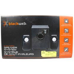 BLACKWEB 2.1 MULTIMEDIA SPEAKER SYSTEM