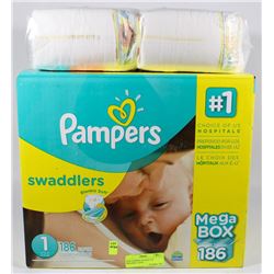 NEW PAMPERS SWADDLERS MEGABOX 246PCS