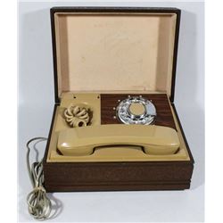VINTAGE 1970'S AMERICAN TELECOM DECO TELEPHONE