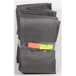 FOUR 84"X 43" BLACK OUT CURTAINS