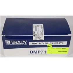 BRADY YELLOW PRINTER LABEL BDY M71EP174-593YL
