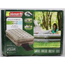 COLEMAN QUICCKBED TWIN/KING 4-IN 1 BED