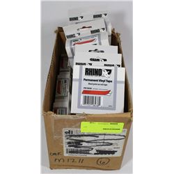 BOX OF RHINO PERMANENT VINYL TAPE