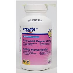 EQUATE COLD ASSIST REGULAR STRENGTH 150 CAPSULES