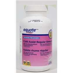EQUATE COLD ASSIST REGULAR STRENGTH 150 CAPSULES