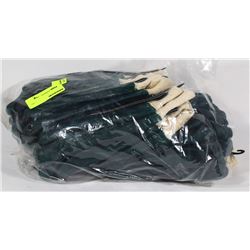 BUNDLE OF 12 PAIRS OF PVC COATED WORK GLOVES