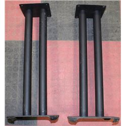 PAIR OF METAL SPEAKER STANDS