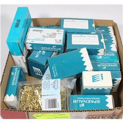 FLAT OF SPAENAUR SCREWS, WASHERS, AND MORE