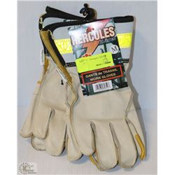 2 PAIRS OF GANTS HERCULES GLOVES SIZE M
