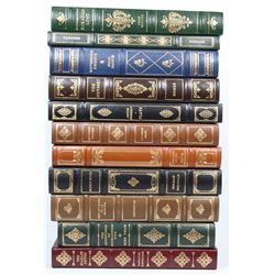 FLAT OF VINTAGE FRANKLIN LIBRARY GOLD GUILDED