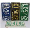 Image 1 : FLAT WITH ASSORTED 4 LICENSE PLATES ALBERTA