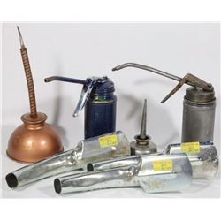 FLAT WITH ASSORTED VINTAGE OILERS