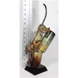 IMAGO TOPAZ GLAZED SCULPTURE CATTIN' AROUND (15")