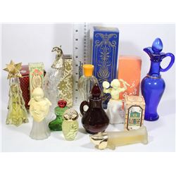 FLAT WITH MISC. AVON COLLECTIBLES