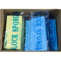 CASE OF 12 BLOCK SPONGES KITCHEN CLEANING