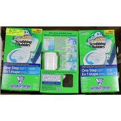 3 SCRUBBIN BUBBLES TOILET CLEANING KITS