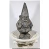 Image 1 : LARGE GARDEN GNOME (20") & BIRD BATH (16")