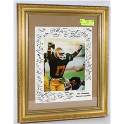 FRAMED FOOTBALL PRINT BY JAMES BELL SPORTS